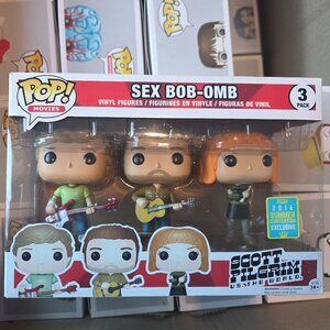 Scott Pilgrim Sex Bob-omb 3 Pack Pop 2016